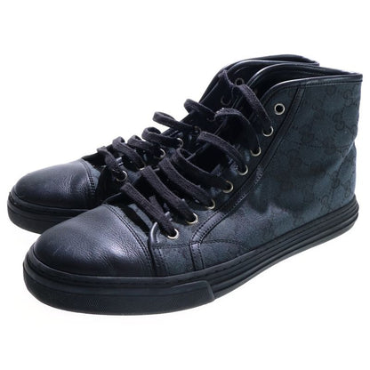 Gucci GG Campus High Cut Sneakers Shoes Navy