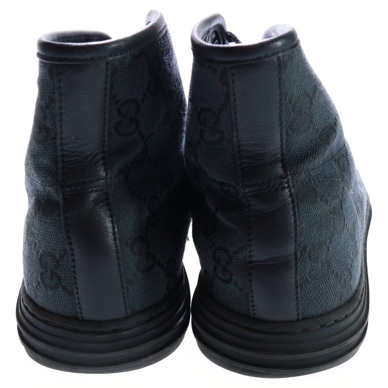 Gucci GG Campus High Cut Sneakers Shoes Navy