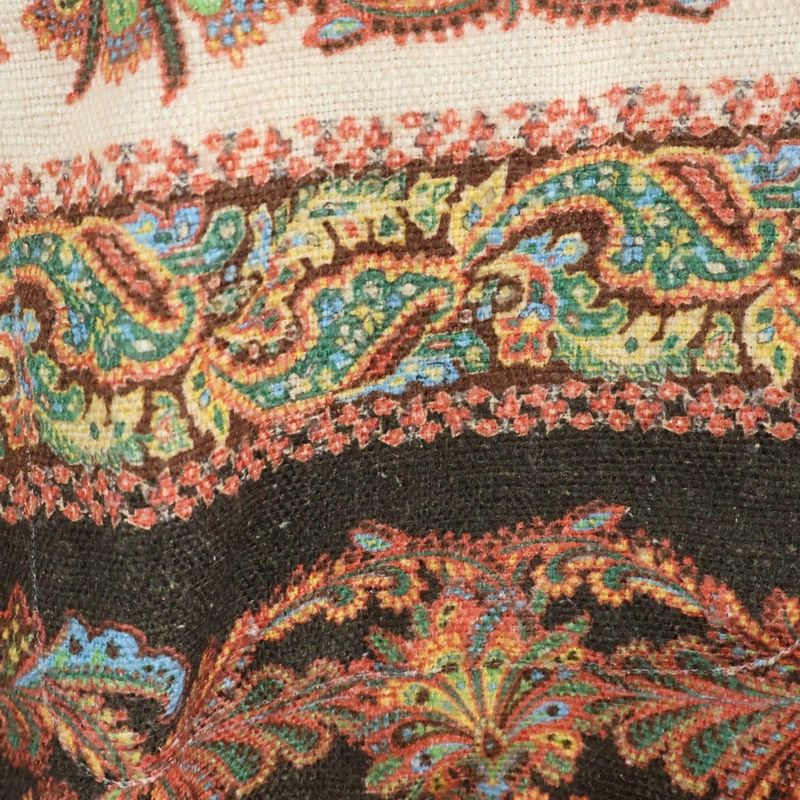 Gucci Ethnic Allover Pattern Silk Long Sleeve Shirt Multi Zadae