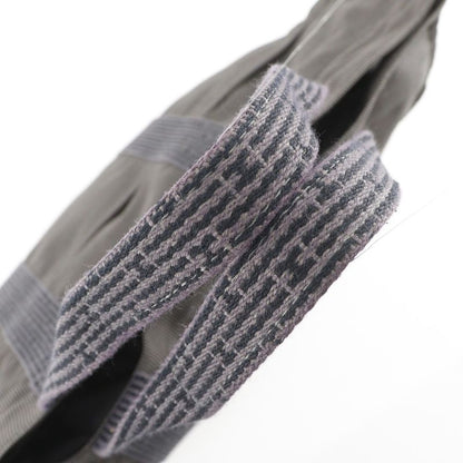 Hermes Her Line GM Nylon Canvas Gray Tote