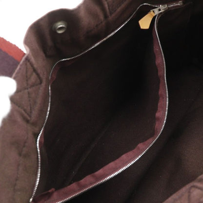 Hermes Sac Fourre Tout MM Cotton Canvas Brown Handbag