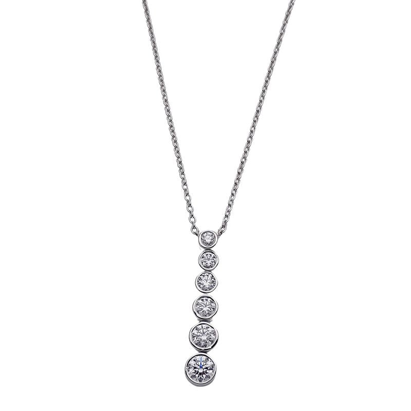 Tiffany & Co Necklace Diamond Jazz Graduated