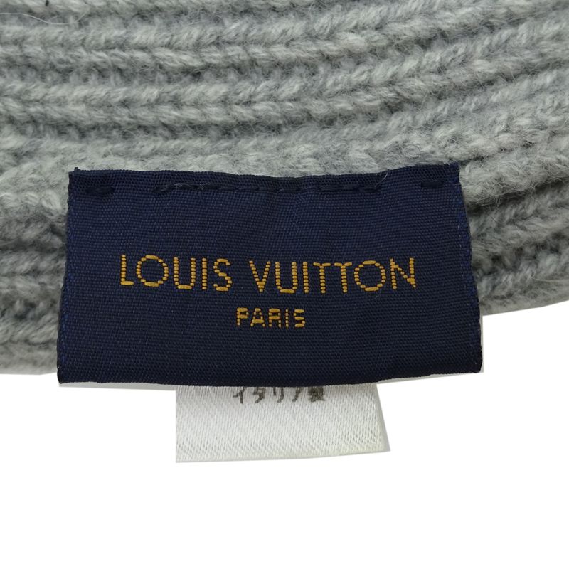 Louis Vuitton Knit Cap Cashmere Gray