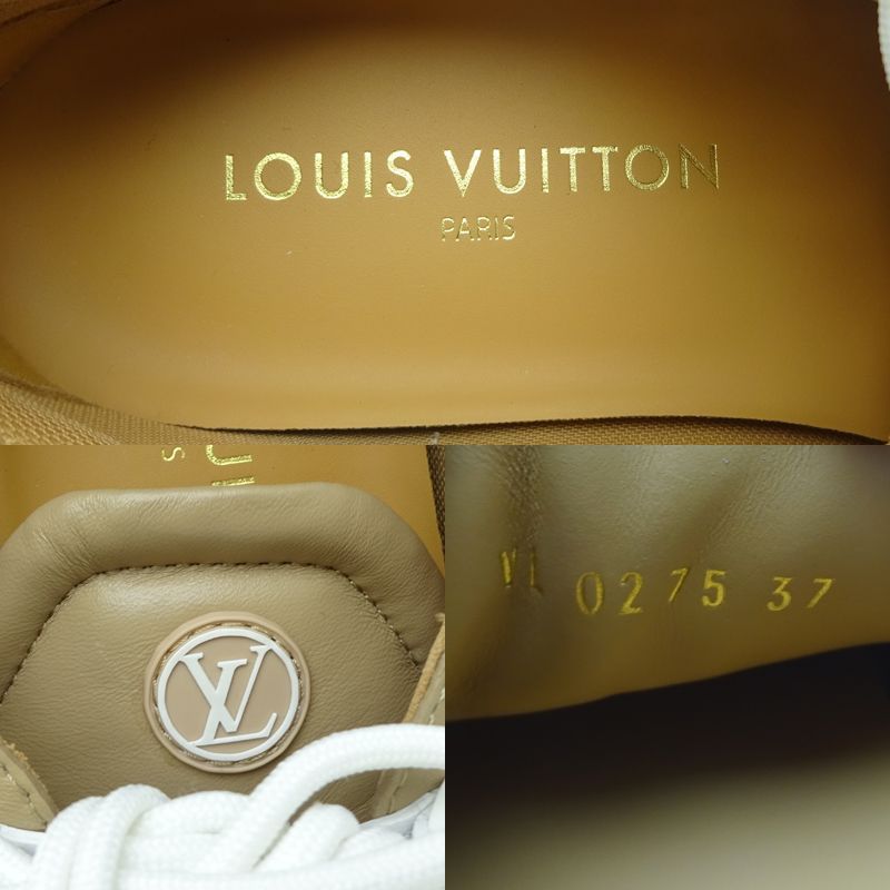 Louis Vuitton Sneakers Leather Suede