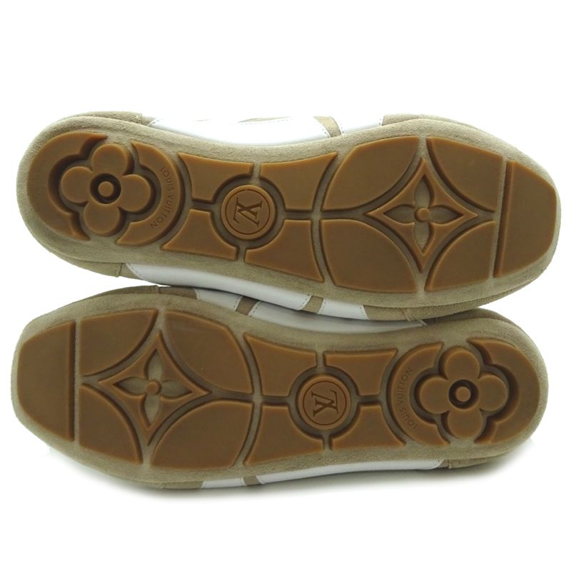 Louis Vuitton Sneakers Leather Suede