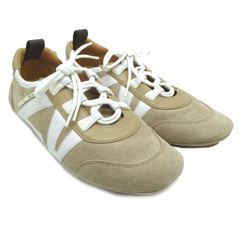 Louis Vuitton Sneakers Leather Suede