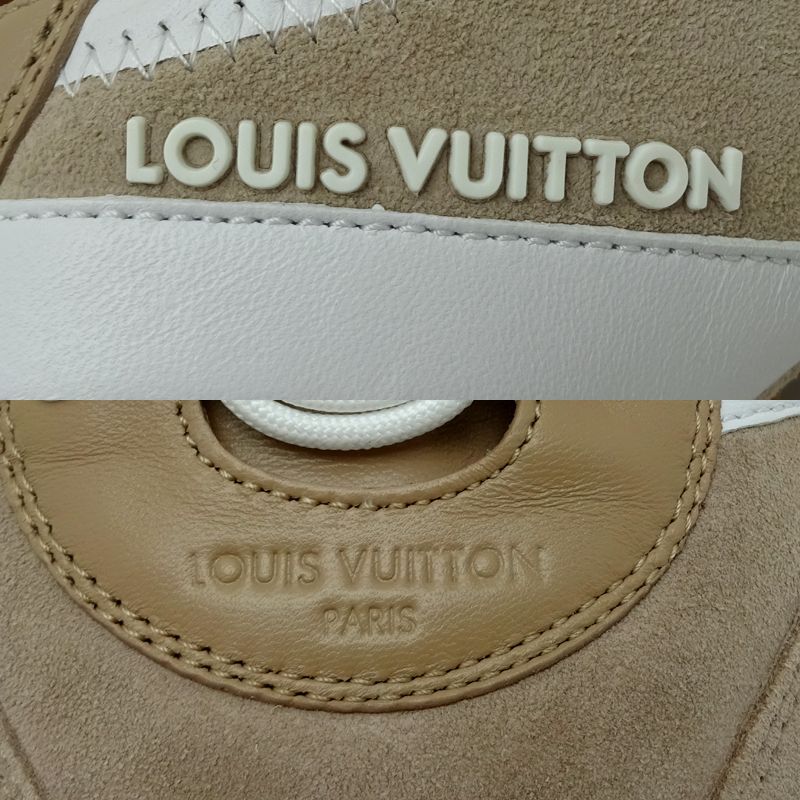 Louis Vuitton Sneakers Leather Suede