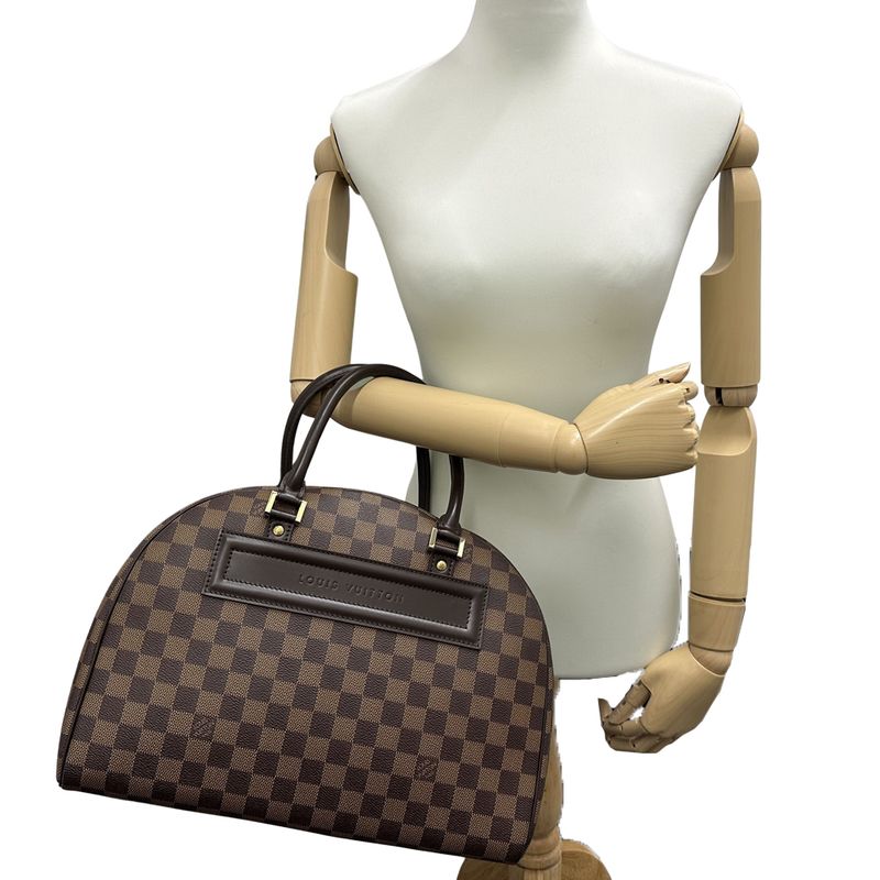 Louis Vuitton Bag Damier Handbag Damier Canvas Norita Ebene