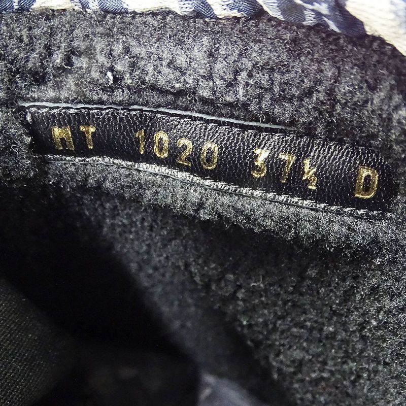 Dior Boots Trotter Nylon Navy 37 5