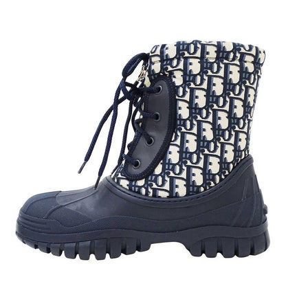 Dior Boots Trotter Nylon Navy 37 5