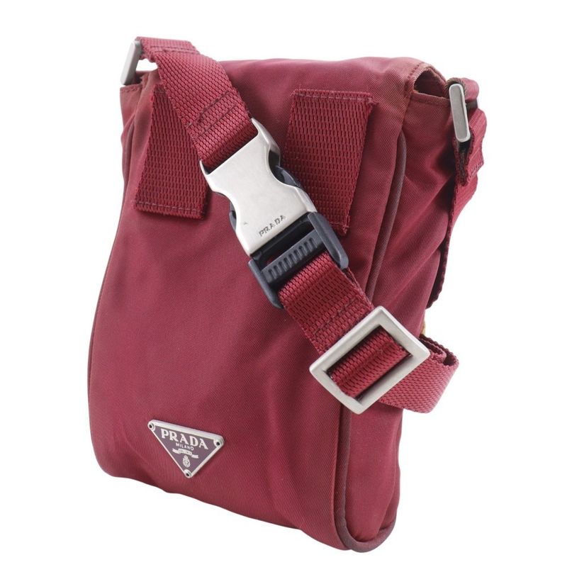 Prada 2-Way Waist Bag Nylon Cerise Red