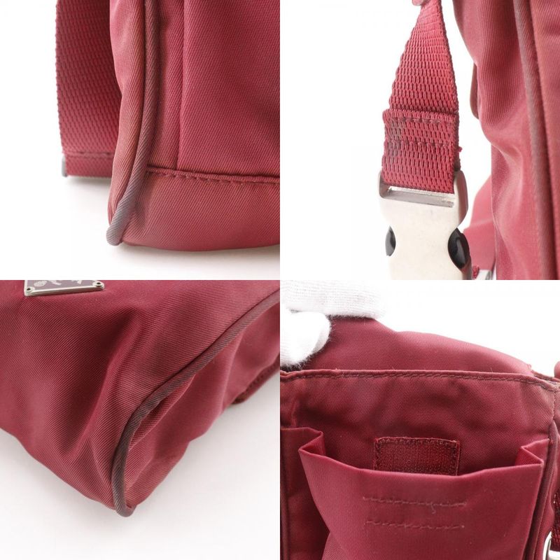 Prada 2-Way Waist Bag Nylon Cerise Red