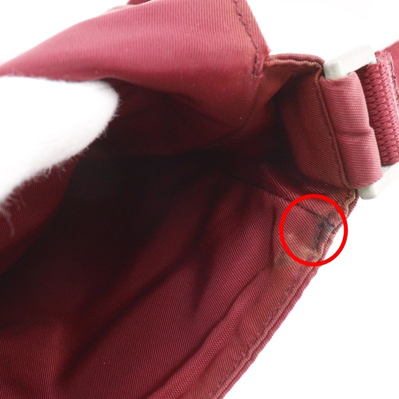 Prada 2-Way Waist Bag Nylon Cerise Red