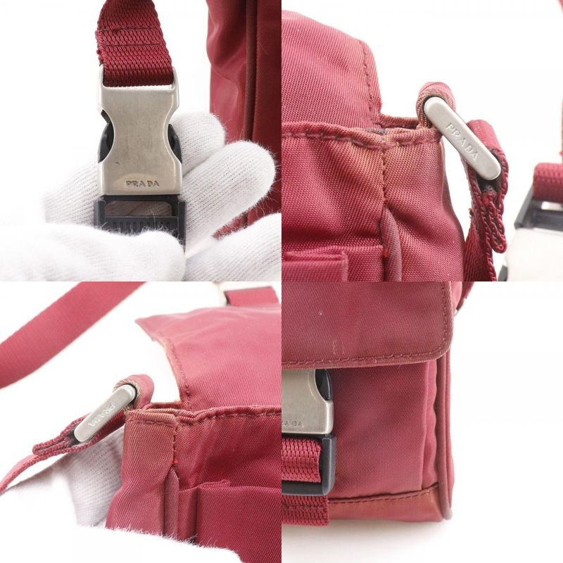 Prada 2-Way Waist Bag Nylon Cerise Red