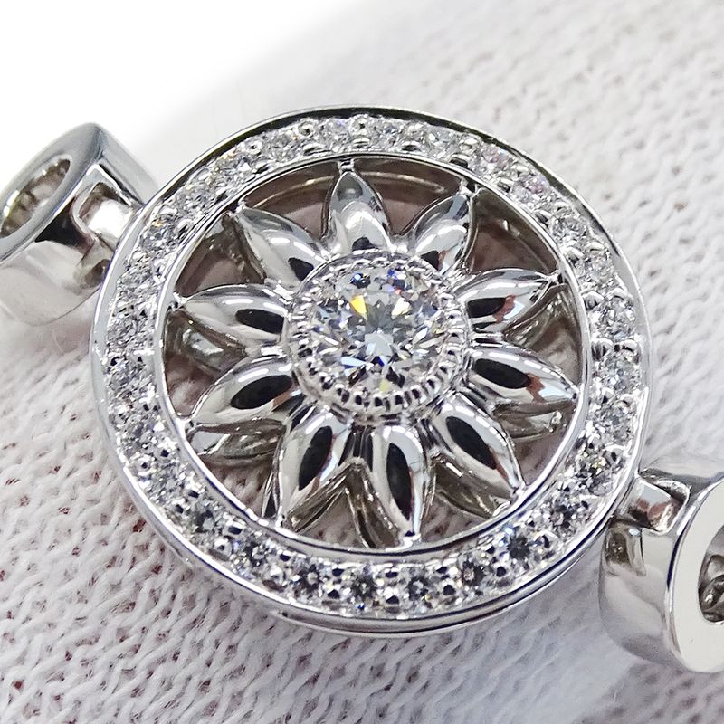 Harry Winston Bracelet Diamond Gate Platinum