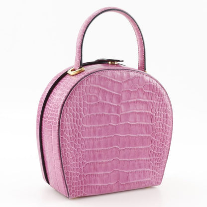 Celine Shape Pressed Leather Pink Handbag