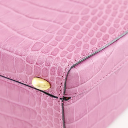 Celine Shape Pressed Leather Pink Handbag