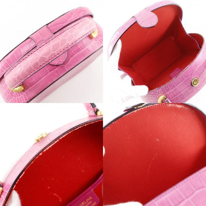 Celine Shape Pressed Leather Pink Handbag