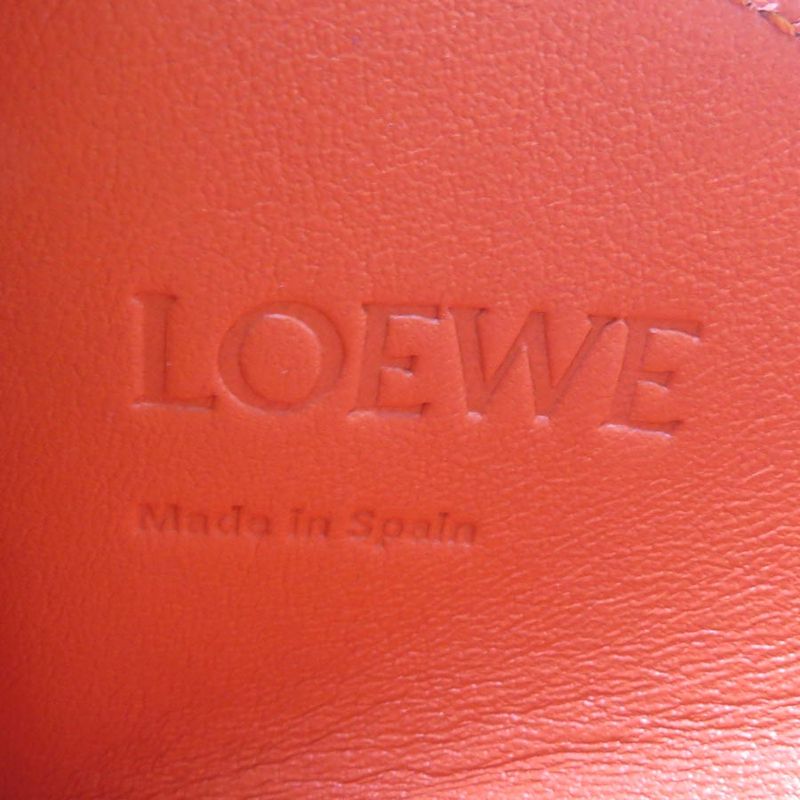 Loewe Pouch Leather Purple