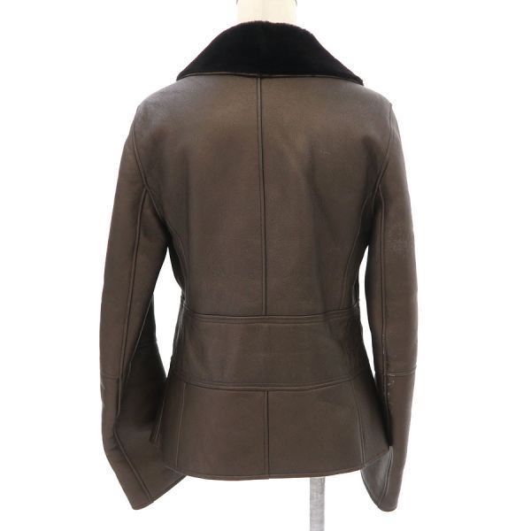 Loewe Leather Jacket Brown 40