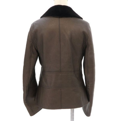 Loewe Leather Jacket Brown 40