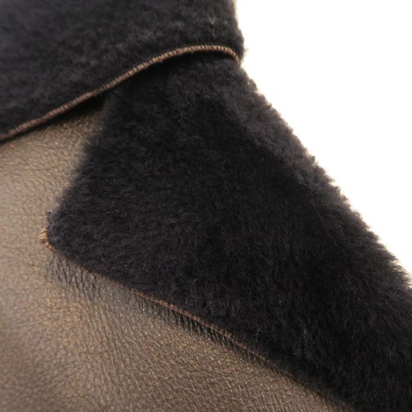 Loewe Leather Jacket Brown 40