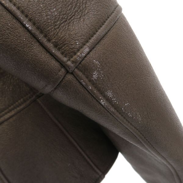 Loewe Leather Jacket Brown 40