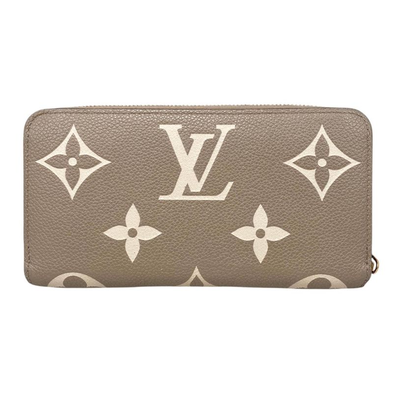 Louis Vuitton Zippy Long Wallet Monogram Empreinte Bicolor