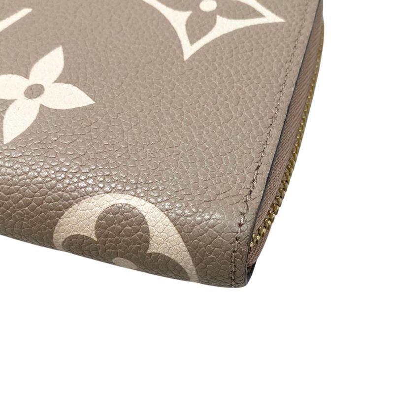 Louis Vuitton Zippy Long Wallet Monogram Empreinte Bicolor