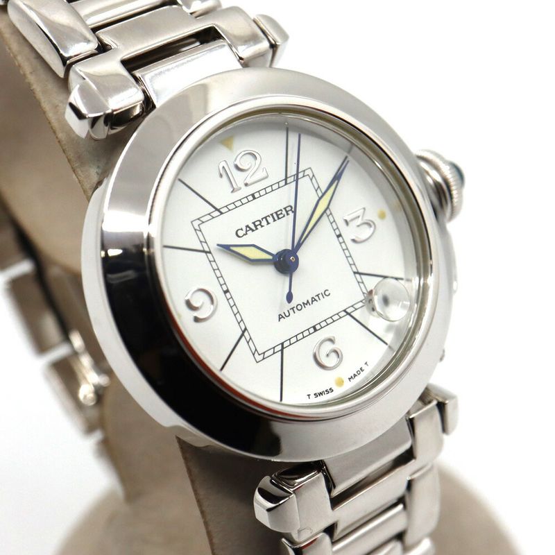 Cartier Pasha C Watch 18K WG White Gold Automatic
