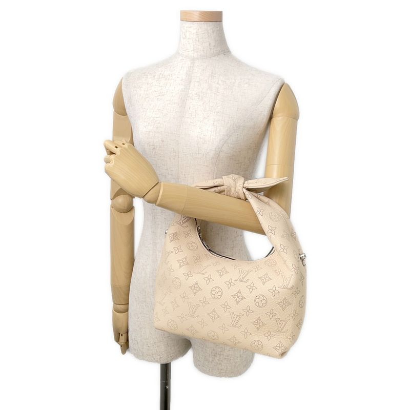 Louis Vuitton Handbag Monogram Mahina Why Knot Bag Cles -mu