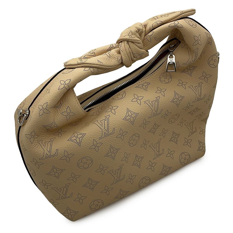 Louis Vuitton Handbag Monogram Mahina Why Knot Bag Cles -mu