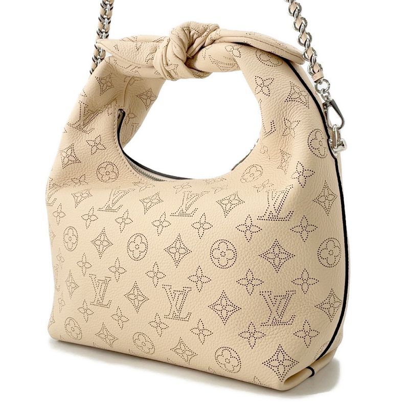 Louis Vuitton Handbag Monogram Mahina Why Knot Bag Cles -mu