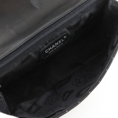 Chanel Mademoiselle Chain Shoulder Calf Black Bag