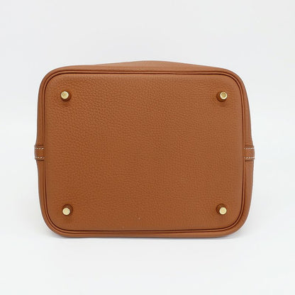 Hermes Picotin Lock MM Handbag Gold Manufactured
