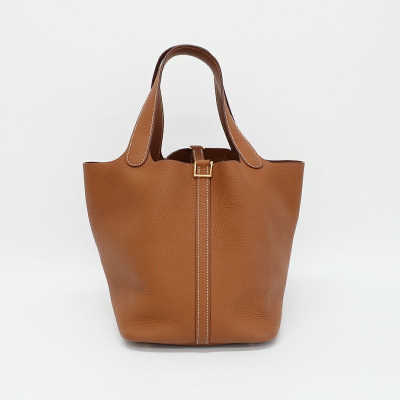 Hermes Picotin Lock MM Handbag Gold Manufactured