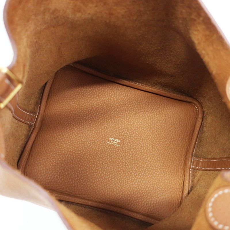 Hermes Picotin Lock MM Handbag Gold Manufactured