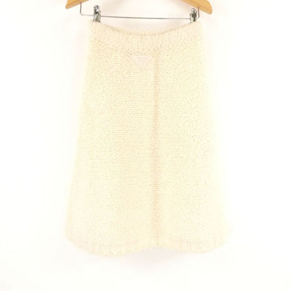 Prada Made Cles Mohair Skirt 38 Virgin Wool and Others Knee