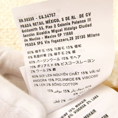 Prada Cles Mohair Cardigan 38 Bargin Wool and Others 3/4 Jacket