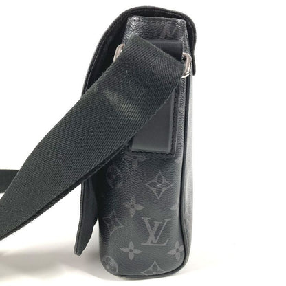 Louis Vuitton Shoulder Bag District PM NM Monogram Eclipse Canvas Black