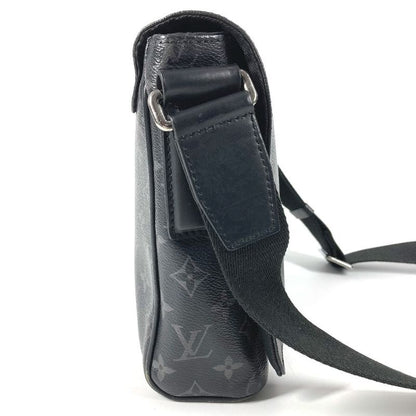 Louis Vuitton Shoulder Bag District PM NM Monogram Eclipse Canvas Black