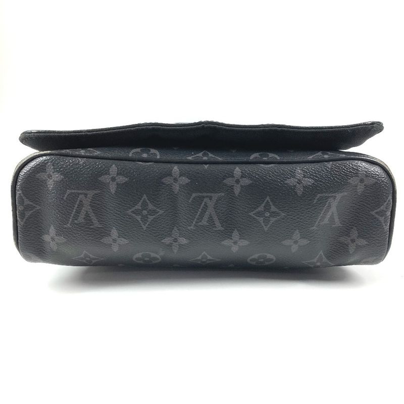 Louis Vuitton Shoulder Bag District PM NM Monogram Eclipse Canvas Black