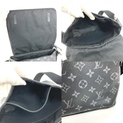 Louis Vuitton Shoulder Bag District PM NM Monogram Eclipse Canvas Black