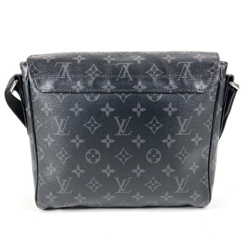 Louis Vuitton Shoulder Bag District PM NM Monogram Eclipse Canvas Black