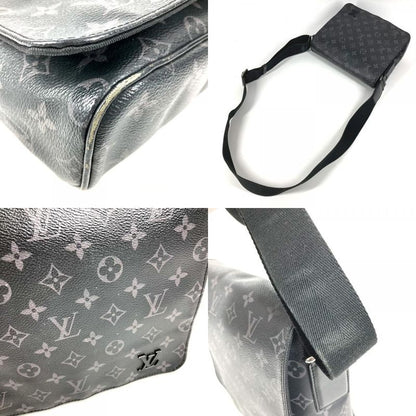 Louis Vuitton Shoulder Bag District PM NM Monogram Eclipse Canvas Black