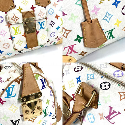Louis Vuitton Handbag Speedy 30 Monogram Multicolor Canvas