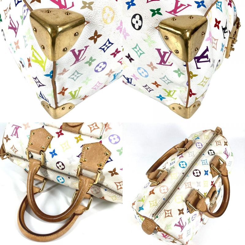Louis Vuitton Handbag Speedy 30 Monogram Multicolor Canvas