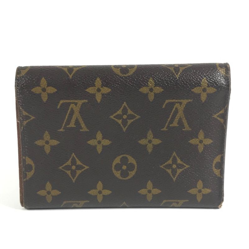 Louis Vuitton Trifold Wallet Porte Tresor Loue Tuy Papier Monogram