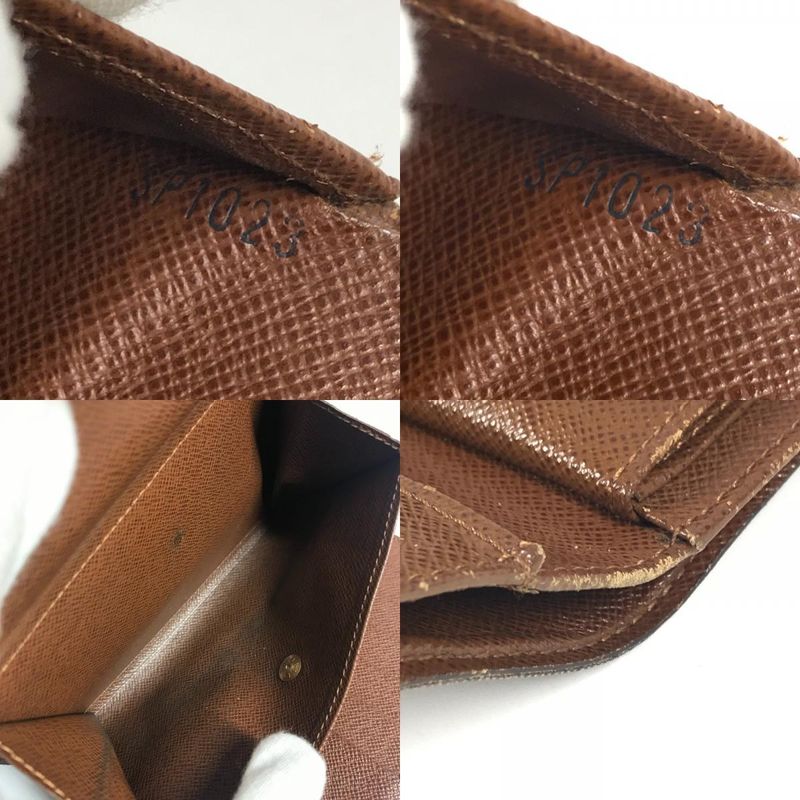 Louis Vuitton Trifold Wallet Porte Tresor Loue Tuy Papier Monogram