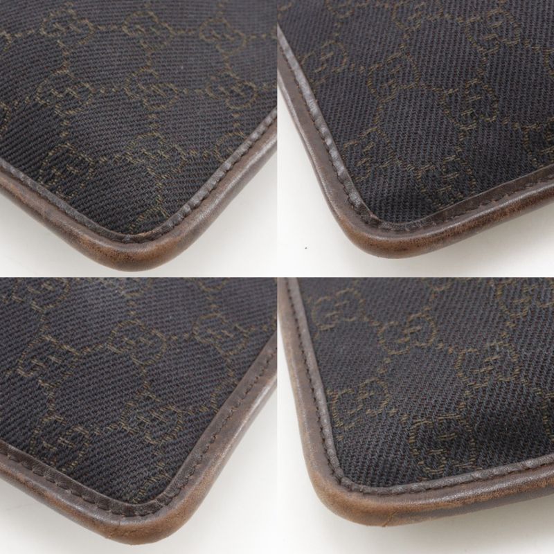 Gucci GG Canvas Brown Shoulder Bag